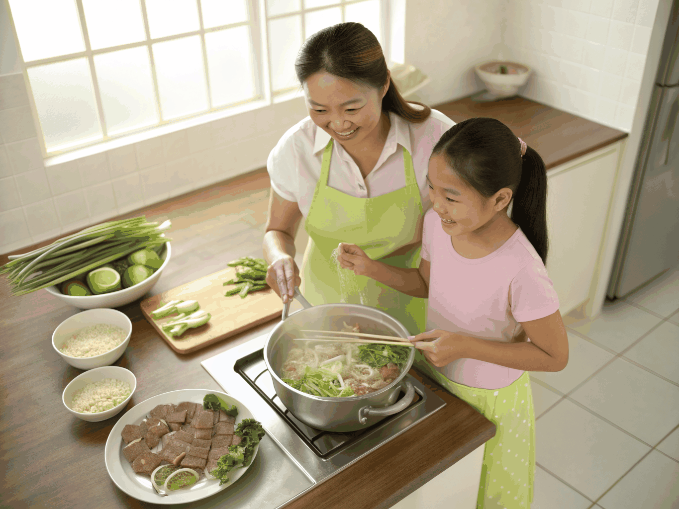 Phụ huynh cùng con ôn luyện toán tư duy vui vẻ tại nhà mỗi tối